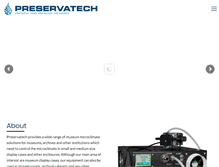 Tablet Screenshot of preservatech.com